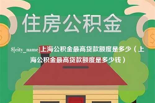 泸州上海公积金最高贷款额度是多少（上海公积金最高贷款额度是多少钱）